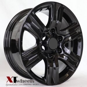 17" glossy black alloy wheel for Toyota Fortuner