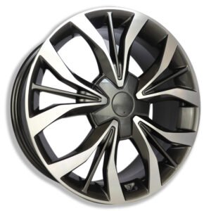 17 and 18 inch machined face gray alloy wheels for Hyundai Sonata