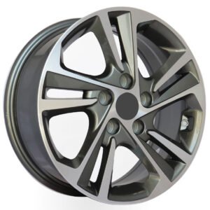 15 and 16 inch matte gray and hyper black alloy wheel for Hyundai Elantra