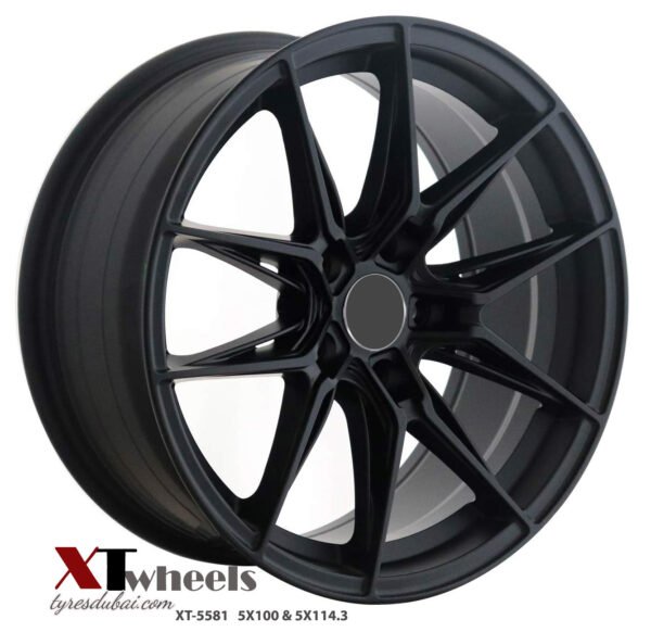 18" and 19" black alloy wheels for Toyota Camry, Lexus IS, Lexus GS, Honda, Hyundai, Nissan Altima, Nissan Maxima and Mitsubishi Lancer cars