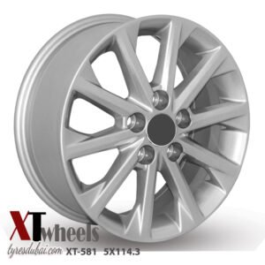 15", 16" & 17" Matte gray, silver or hyper silver color alloy wheels for Toyota Camry