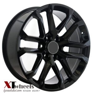 22" Glossy black alloy wheels for Chevrolet Tahoe