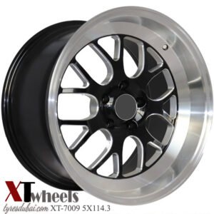 20" machined black with lip and milling alloy wheels for Chevrolet Camaro, Corvette, Mustang and BMW cars