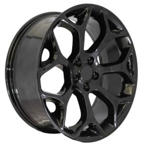 20" black alloy wheels for Chrysler cars