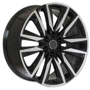 22" matte black Cadillac Escalade alloy wheels