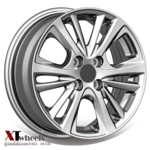 Toyota Yaris 14" & 15" silver color alloy wheels