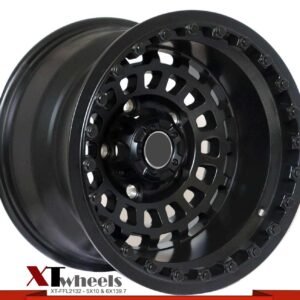 16" matte black Flow Forged Wheels for Nissan VTC, GMC and Land Cruiser