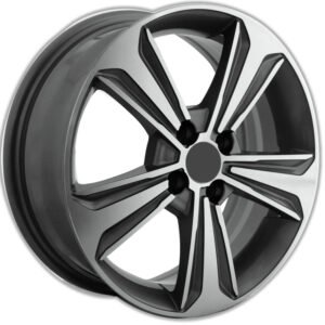 6" machined face gray Hyundai alloy wheel