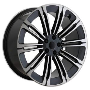 22" & 24" inch matte black and dark matte gray Rang Rover alloy wheel