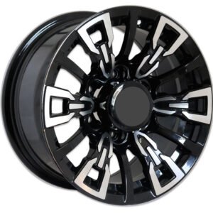 16 & 17" machined matte black Nissan VTC alloy wheel