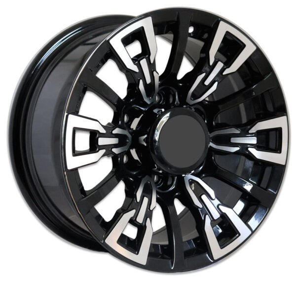 16 & 17" machined matte black Nissan VTC alloy wheel