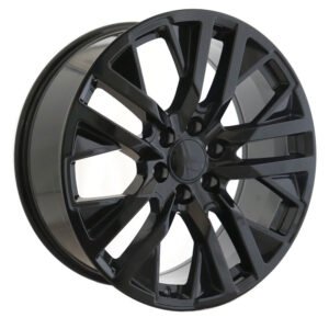 2" black GMC Sierra and Yukon alloy wheel in Dubai, Sierra and Yukon rims in UAE, Sierra wheel