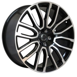 Matte black 22" Range Rover Evoque, Sport and Land Rover Defender alloy wheels