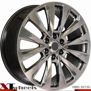 20 and 22 inch hyper black Toyota Land Cruiser 2022 alloy wheel