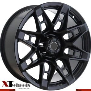 Command the road with these 20" matte black alloy wheels, the perfect upgrade for your vehicle’s aesthetics and performance. These wheels are designed to fit a range of powerful models, including the NISSAN PATROL VTC, NISSAN PATROL PLATINUM, GMC SIERRA, CHEVROLET SILVERADO, TOYOTA HILUX, TOYOTA FJ CRUISER, TOYOTA PRADO, NEW LAND CRUISER 22+ AND MITSUBISHI PAJERO. The sleek matte black finish offers a sophisticated, yet aggressive look that pairs well with any vehicle color, while the durable construction ensures they can handle the demands of both on-road and off-road adventures. Whether you’re looking to enhance your vehicle’s style or improve its off-road capabilities, these wheels are an excellent choice for discerning drivers seeking the best in quality and design.