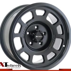 16 & 17 inch matte black METHOD JEEP WRANGLER, NISSAN PATROL VTC, PATROL PLATINUM, GMC SIERRA, CHEVROLET SILVERADO, TOYOTA HILUX, TOYOTA FJ CRUISER, TOYOTA PRADO, NEW LAND CRUISER 22+ AND MITSUBISHI PAJERO ALLOY WHEELS