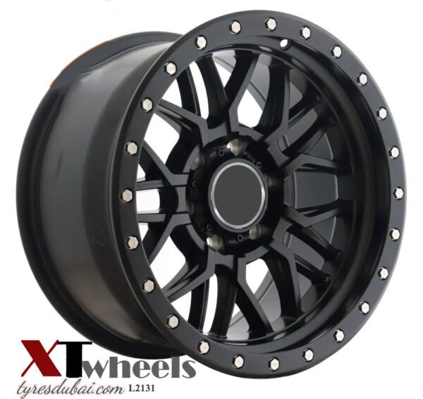 17" Matte black SUV, 4x4, Off-Road Alloy Wheels