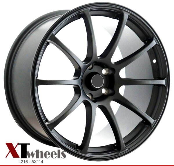 19" dark matte gray wheels for Lexus and Ford cars