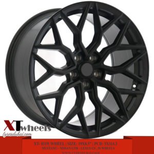 20" matte black Chevrolet Camaro, Impala and BMW alloy wheels