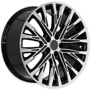 Machined face black Audi Alloy Wheel