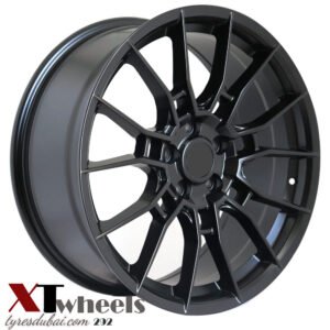 20" matte black Chevrolet Camaro, Impala and BMW alloy wheels