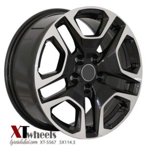 17" and 19" machined matte black Toyota RAV4 Alloy Wheels