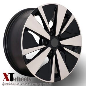 17" machined-face matte black Alloy Wheels for Nissan Altima