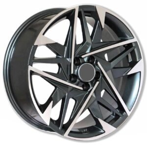 19 inch matte gray and matte black Hyundai Azera rims