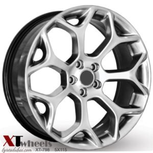 20" hyper black and black alloy wheels for Chrysler cars