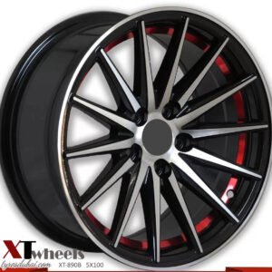 15" matte black with red line Toyota Corolla alloy wheel