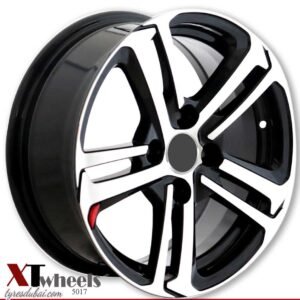 15 inch machined face black Peugeot rims in Dubai, Peugeot alloy wheels