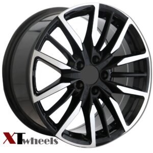 18" and 19" machined matte black Honda Accord alloy wheels