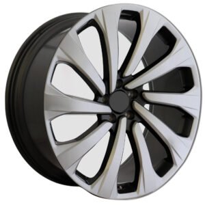 23" silver gray Range Rover Evoque alloy wheels