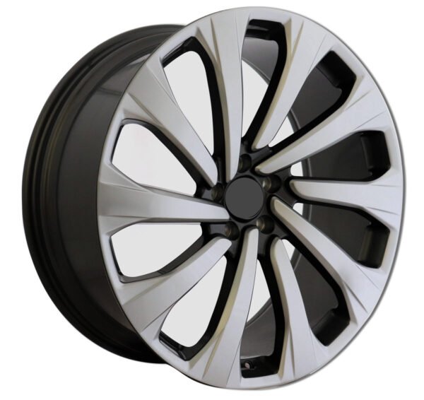 23" silver gray Range Rover Evoque alloy wheels