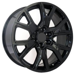 22" gloss black alloy wheel for GMC YUKON SUV