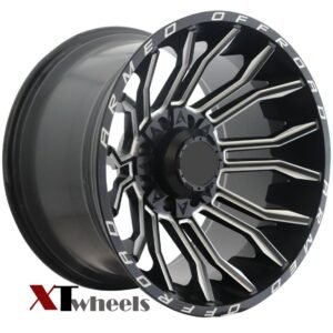 20" milling matte black Hummer H2, Silverado 2500, Sierra 2500 alloy wheels