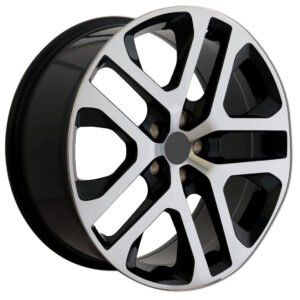 20" machined face matte black Range Rover Sports and Evoque alloy wheel