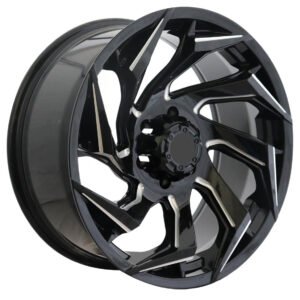 18" & 20" glossy black alloy wheels for Nissan Patrol VTC, GMC Sierra, Chev Silverado and Land Cruiser LC300