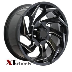 18" & 20" glossy black alloy wheels for Nissan Patrol VTC, GMC Sierra, Chev Silverado and Land Cruiser LC300