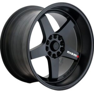 18" matte black and gunmetal with polish lips alloy wheels for Nissan GTR Sport cars