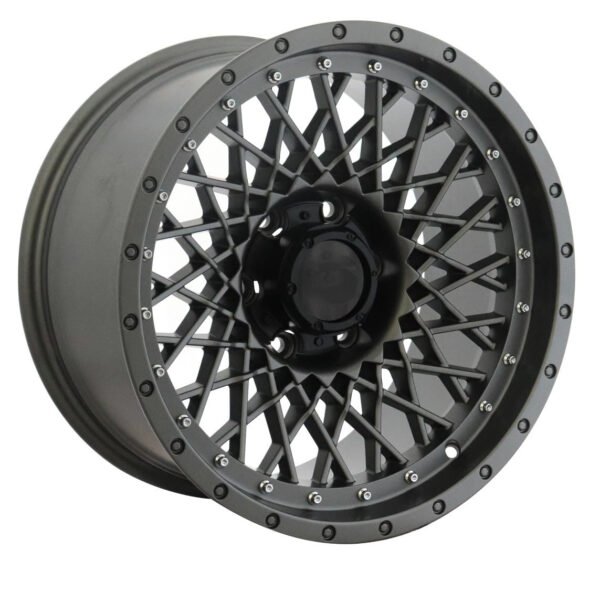 17" matte gray and matte black alloy wheels for Nissan VTC, GMC Sierra, Chev Silverado and Land Cruiser LC300