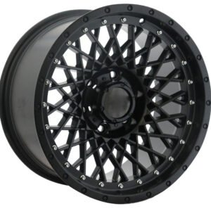 17" matte black alloy wheels for Nissan VTC, GMC Sierra, Chev Silverado and Land Cruiser LC300