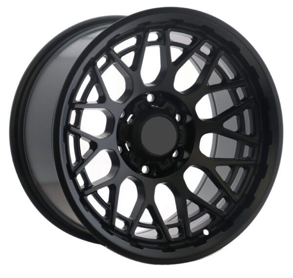 17" & 18" matte black alloy wheels for Toyota Tacoma, FJ Cruiser, Hilux, Nissan VTC and Ford F150