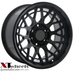 17" & 18" matte black alloy wheels for Toyota Tacoma, FJ Cruiser, Hilux, Nissan VTC and Ford F150