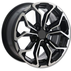 15" matte black Peugeot rims