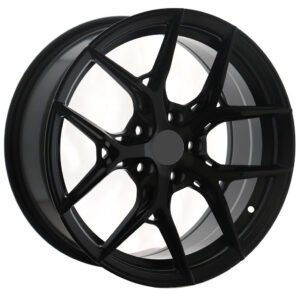 19" machined face matte black alloy wheel for KIA Cerato