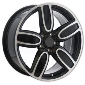 MINI COOPER 18" machined matte black alloy wheel