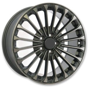 18" machined face gunmetal alloy wheels for Ford Focus and Ford Taurus