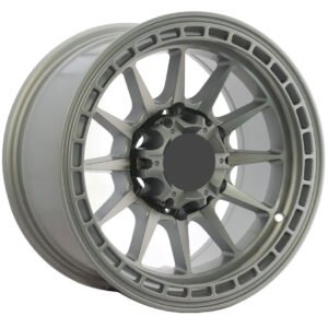 15" Matte Silver Alloy Wheels for Toyota Prado, Hilux, FJ Cruiser, Chevrolet Silverado, Nissan VETC and GMC Sierra