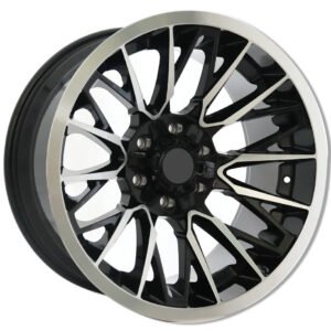 20" matte black and silver Alloy Wheels for Toyota Prado, Hilux, FJ Cruiser, Nissan VETC, GMC Sierra and Chevrolet Silverado